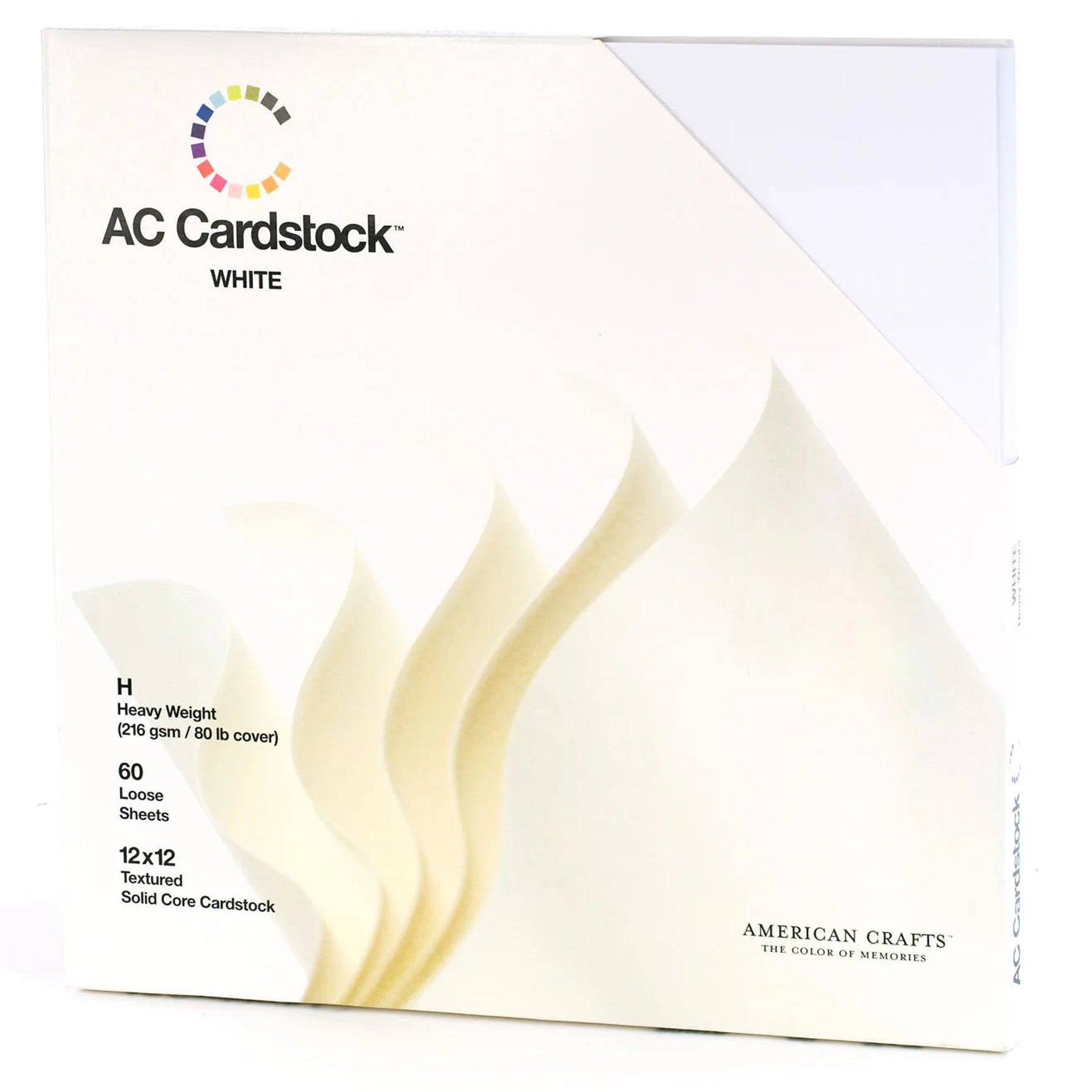 Crealive AC Cardstock 216 g/m2 - 12’’ x 12’’ - Weiss (60 Cardstock) Inhalt:60 x Cardstock 216 g/m2 - 12’’ x 12’  Spezifikationen: 12’’ x 12’’ (30.5 cm x 30.5 cm) g/m2 strukturierte Oberfläche Dieses Cardstock / Bastelpapier ist geeignet für: Karten Karten-Verzierungen Plotten Stanzen Geschenkboxen Bastelpapier für die Schule oder Kindergarten Scrapbooking Handlettering Stempeln