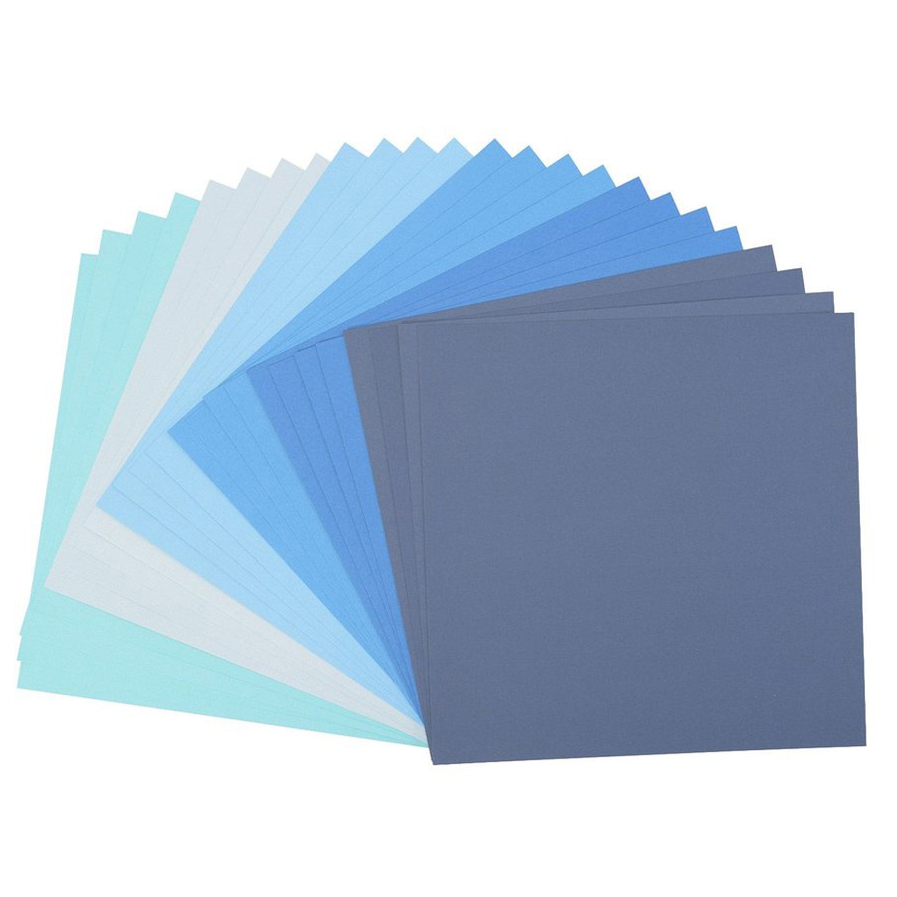 Crealive Cardstock Basic Multipack 216 g/m2 - 12’’ x 12’’ - Blau Strukturiert (24 Cardstock)

Spezifikationen:
•	12’’ x 12’’ (30.5 cm x 30.5 cm)
•	216 g/m2
•	beidseitig farbig (voll durchgefärbt)
•	beschreibbar
•	säurefrei
•	strukturierte Oberfläche
 
Inhalt:
•	4 x Cardstock Sky
•	4 x Cardstock Glacier
•	4 x Cardstock River
•	4 x Cardstock Denim
•	4 x Cardstock Sapphire
•	4 x Cardstock Maritime
 
Dieses Cardstock / Bastelpapier ist geeignet für:
•	Karten
•	Karten-Verzierungen
•	Plotten
•	Stanzen
•	Prägen
•	