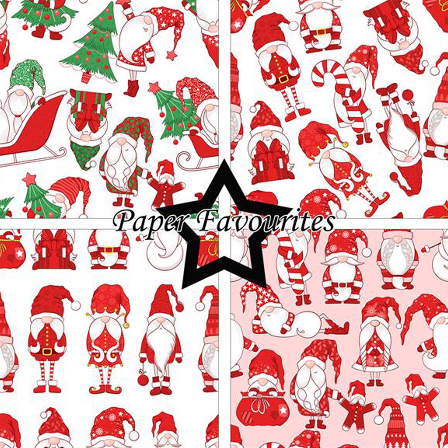 Crealive Paper Pad 200 g/m2 - 12’’ x 12’’ - Christmas Gnomes

Inhalt:
•	8 Blatt
•	8 Designs
 
Spezifikationen:
•	12’’ x 12’’ (30.5 cm x 30.5 cm)
•	200 g/m2
•	einseitig bedruckt
•	säure- und ligninfrei
 
Dieses Paper Pad ist geeignet für:
•	Karten
•	Boxen
•	3D-Projekte
•	Geschenkboxen & Verpackungen
•	Plotten
•	Scrapbooking
•	Basteln mit Kindern
