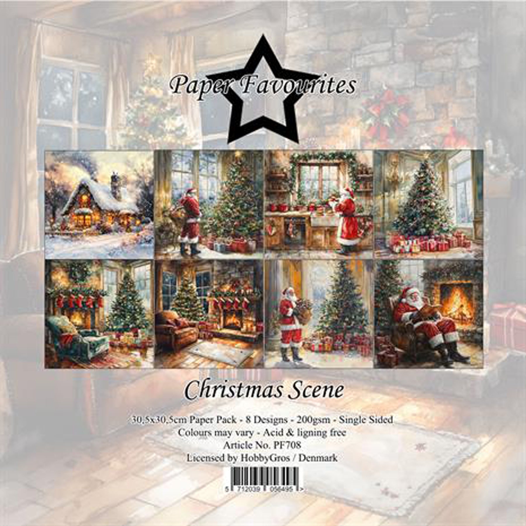 Crealive Paper Pad 200 g/m2 - 12’’ x 12’’ - Christmas Scene

Inhalt:
•	8 Blatt
•	8 Designs
 
Spezifikationen:
•	12’’ x 12’’ (30.5 cm x 30.5 cm)
•	200 g/m2
•	einseitig bedruckt
•	säure- und ligninfrei
 
Dieses Paper Pad ist geeignet für:
•	Karten
•	Boxen
•	3D-Projekte
•	Geschenkboxen & Verpackungen
•	Plotten
•	Scrapbooking
•	Basteln mit Kindern
