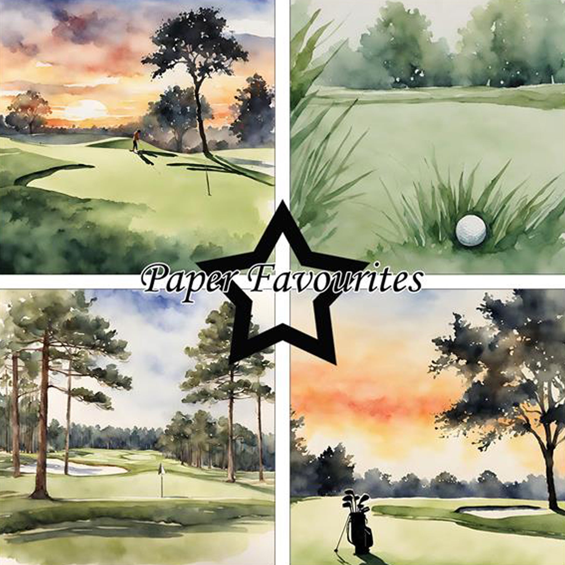 Crealive Paper Pad 200 g/m2 - 12’’ x 12’’ - Golfing

Inhalt:
•	8 Blatt
•	8 Designs
 
Spezifikationen:
•	12’’ x 12’’ (30.5 cm x 30.5 cm)
•	200 g/m2
•	einseitig bedruckt
•	säure- und ligninfrei
 
Dieses Paper Pad ist geeignet für:
•	Karten
•	Boxen
•	3D-Projekte
•	Geschenkboxen & Verpackungen
•	Plotten
•	Scrapbooking
•	Basteln mit Kindern
