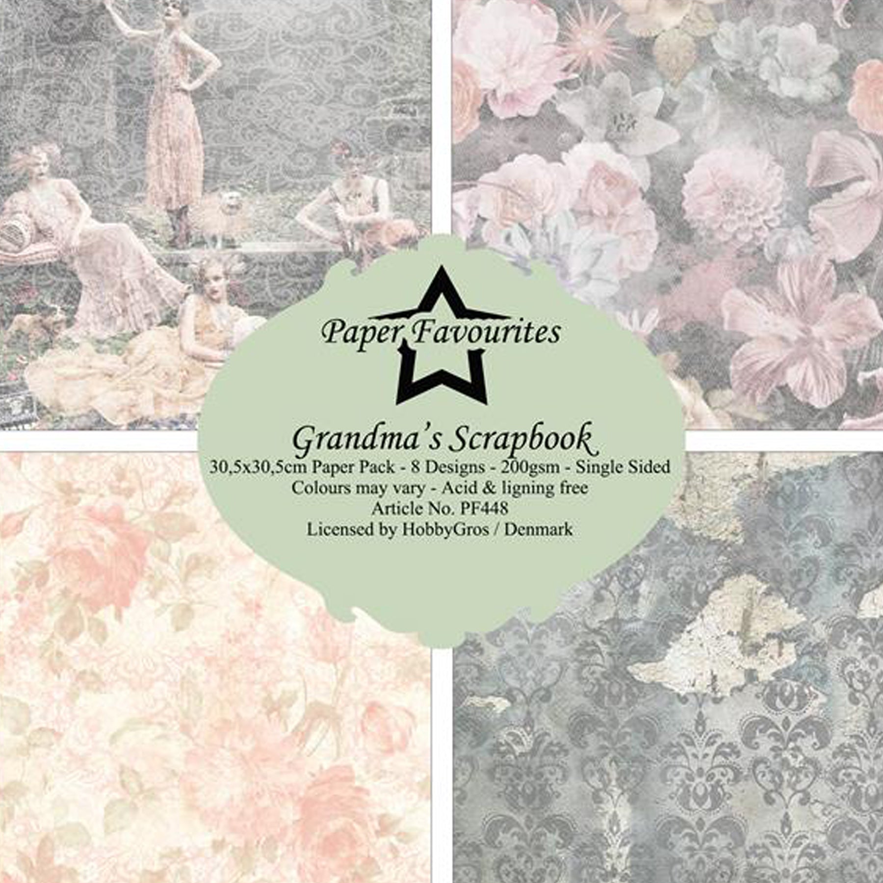 Crealive Paper Pad 200 g/m2 - 12’’ x 12’’ - Grandma's Scrapbook

Inhalt:
•	8 Blatt
•	8 Designs
 
Spezifikationen:
•	12’’ x 12’’ (30.5 cm x 30.5 cm)
•	200 g/m2
•	einseitig bedruckt
•	säure- und ligninfrei
 
Dieses Paper Pad ist geeignet für:
•	Karten
•	Boxen
•	3D-Projekte
•	Geschenkboxen & Verpackungen
•	Plotten
•	Scrapbooking
•	Basteln mit Kindern
