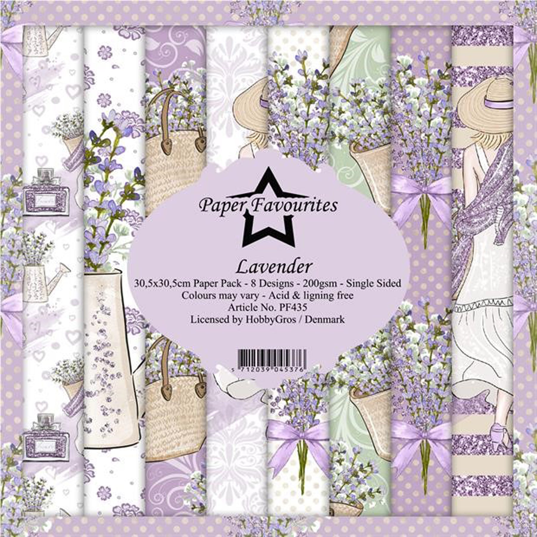 Crealive Paper Pad 200 g/m2 - 12’’ x 12’’ - Lavender

Inhalt:
•	8 Blatt
•	8 Designs
 
Spezifikationen:
•	12’’ x 12’’ (30.5 cm x 30.5 cm)
•	200 g/m2
•	einseitig bedruckt
•	säure- und ligninfrei
 
Dieses Paper Pad ist geeignet für:
•	Karten
•	Boxen
•	3D-Projekte
•	Geschenkboxen & Verpackungen
•	Plotten
•	Scrapbooking
•	Basteln mit Kindern
