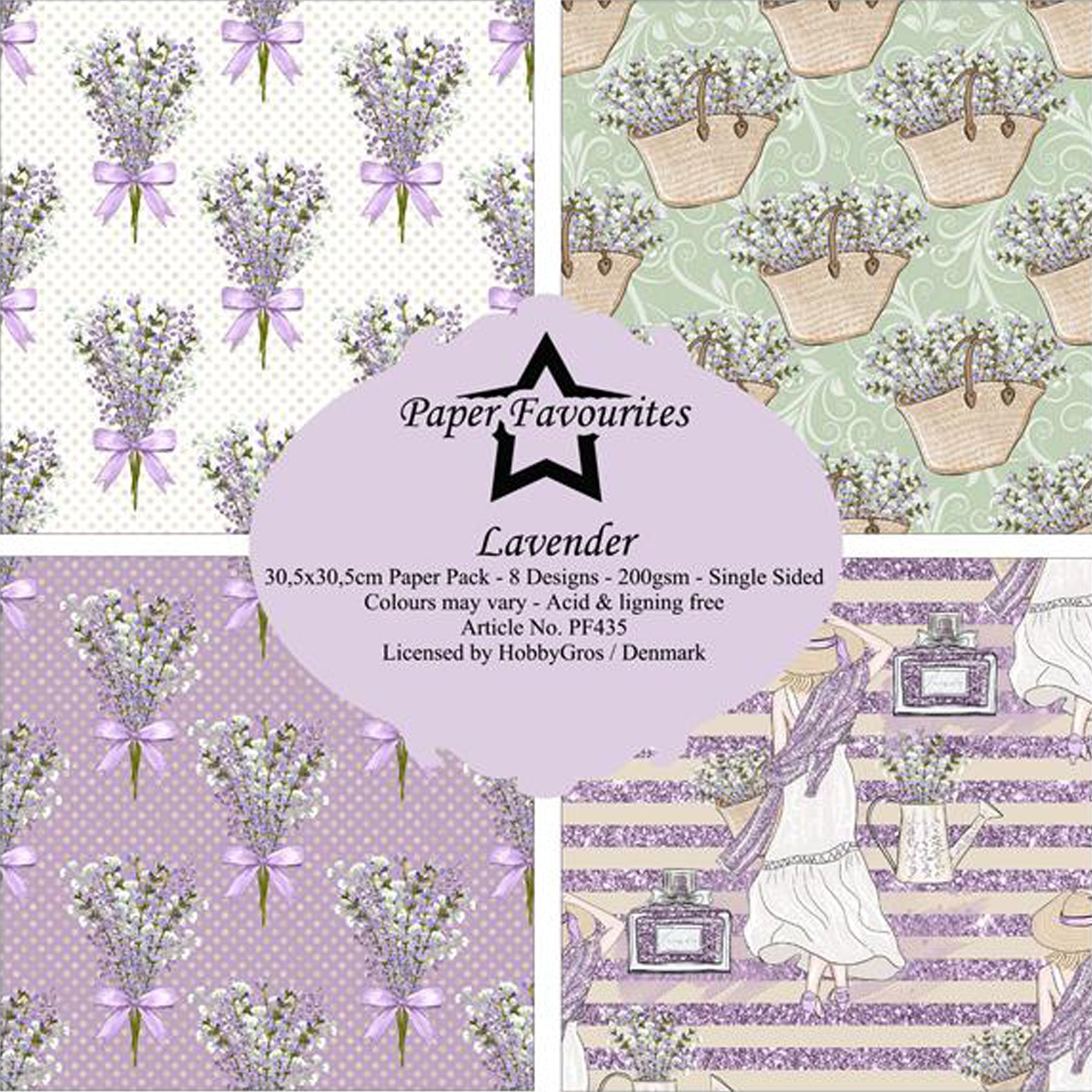 Crealive Paper Pad 200 g/m2 - 12’’ x 12’’ - Lavender

Inhalt:
•	8 Blatt
•	8 Designs
 
Spezifikationen:
•	12’’ x 12’’ (30.5 cm x 30.5 cm)
•	200 g/m2
•	einseitig bedruckt
•	säure- und ligninfrei
 
Dieses Paper Pad ist geeignet für:
•	Karten
•	Boxen
•	3D-Projekte
•	Geschenkboxen & Verpackungen
•	Plotten
•	Scrapbooking
•	Basteln mit Kindern
