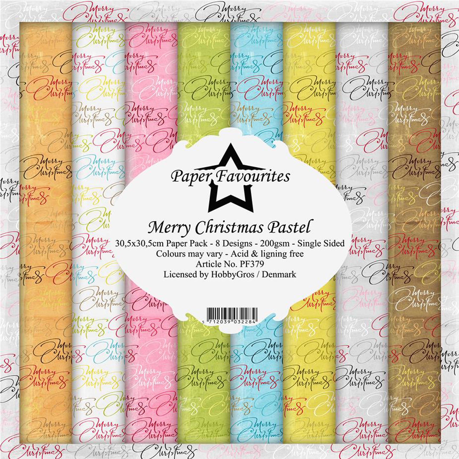 Crealive Paper Pad 200 g/m2 - 12’’ x 12’’ - Merry Christmas Pastel  Inhalt:  8 Blatt 8 Designs    Spezifikationen:  12’’ x 12’’ (30.5 cm x 30.5 cm) 200 g/m2 einseitig bedruckt säure- und ligninfrei    Dieses Paper Pad ist geeignet für:  Karten Boxen 3D-Projekte Geschenkboxen & Verpackungen Plotten Scrapbooking