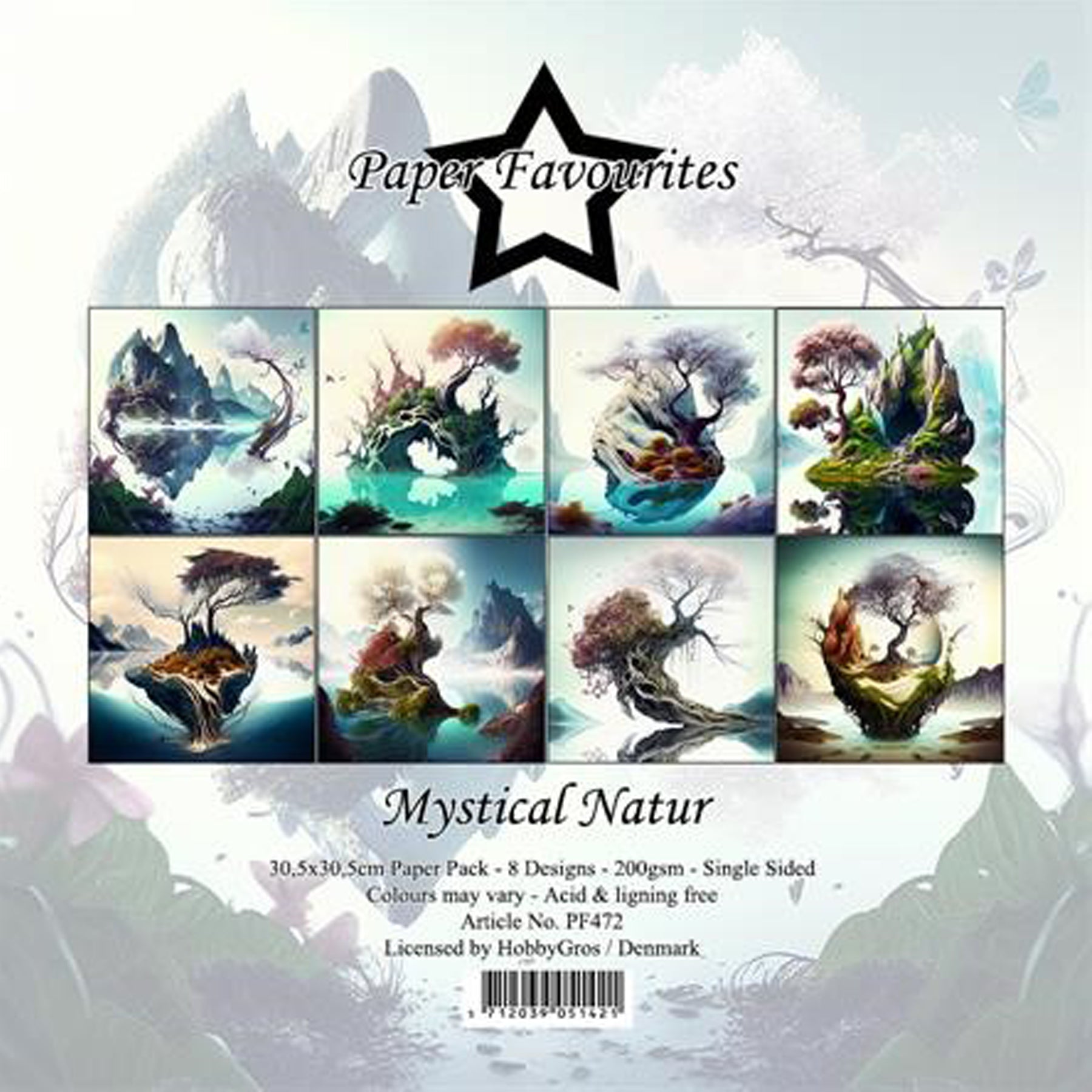 Crealive Paper Pad 200 g/m2 - 12’’ x 12’’ - Mystical Natur

Inhalt:
•	8 Blatt
•	8 Designs
 
Spezifikationen:
•	12’’ x 12’’ (30.5 cm x 30.5 cm)
•	200 g/m2
•	einseitig bedruckt
•	säure- und ligninfrei
 
Dieses Paper Pad ist geeignet für:
•	Karten
•	Boxen
•	3D-Projekte
•	Geschenkboxen & Verpackungen
•	Plotten
•	Scrapbooking
•	Basteln mit Kindern
