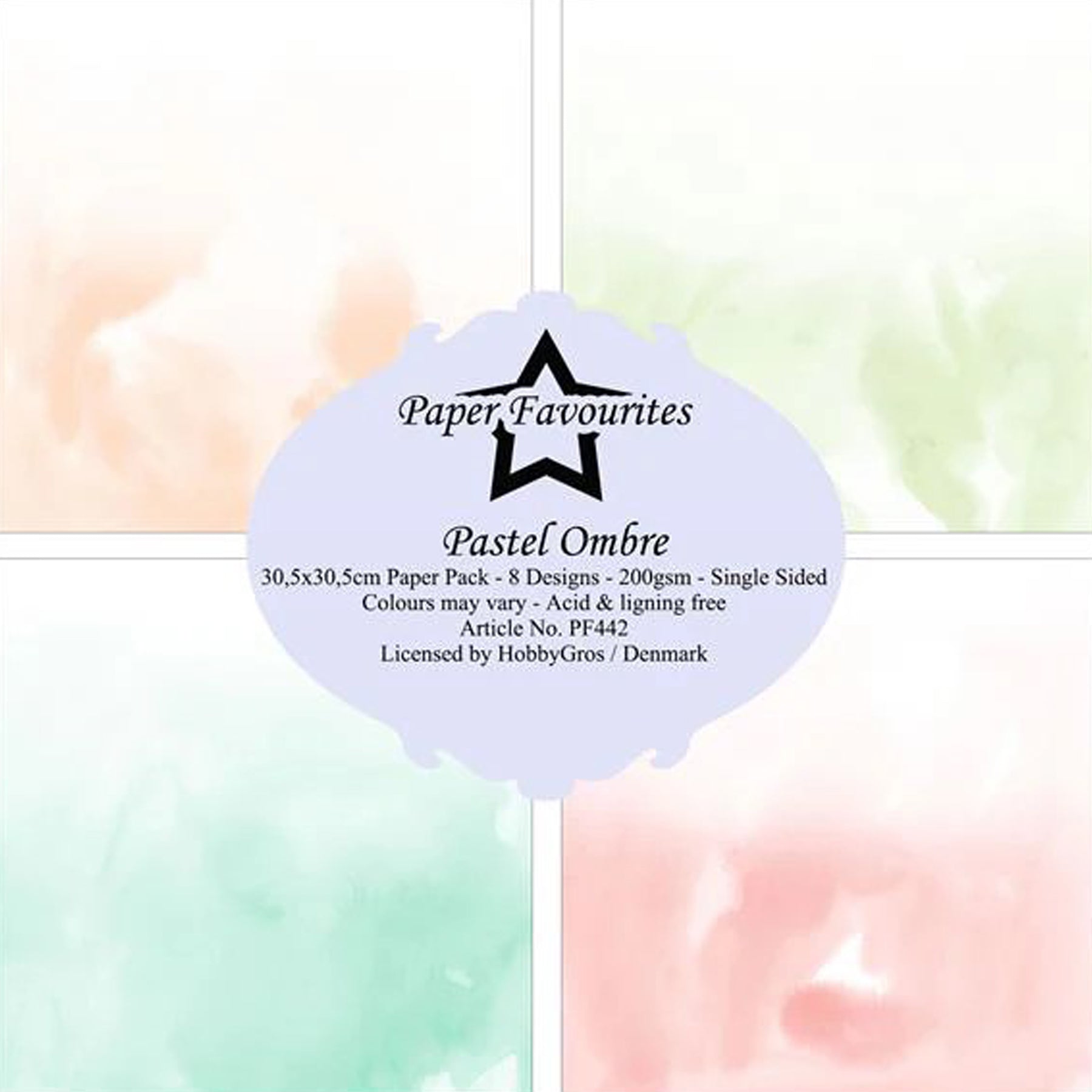 Crealive Paper Pad 200 g/m2 - 12’’ x 12’’ - Pastel Ombre

Inhalt:
•	8 Blatt
•	8 Designs
 
Spezifikationen:
•	12’’ x 12’’ (30.5 cm x 30.5 cm)
•	200 g/m2
•	einseitig bedruckt
•	säure- und ligninfrei
 
Dieses Paper Pad ist geeignet für:
•	Karten
•	Boxen
•	3D-Projekte
•	Geschenkboxen & Verpackungen
•	Plotten
•	Scrapbooking
•	Basteln mit Kindern
