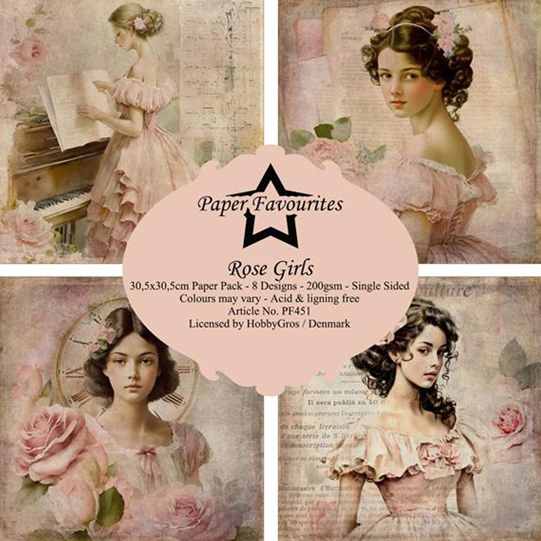 Crealive Paper Pad 200 g/m2 - 12’’ x 12’’ - Rose Girls

Inhalt:
•	8 Blatt
•	8 Designs
 
Spezifikationen:
•	12’’ x 12’’ (30.5 cm x 30.5 cm)
•	200 g/m2
•	einseitig bedruckt
•	säure- und ligninfrei
 
Dieses Paper Pad ist geeignet für:
•	Karten
•	Boxen
•	3D-Projekte
•	Geschenkboxen & Verpackungen
•	Plotten
•	Scrapbooking
•	Basteln mit Kindern
