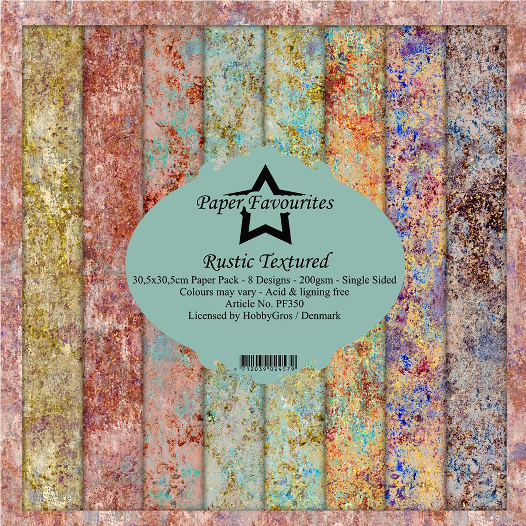 Crealive Paper Pad 200 g/m2 - 12’’ x 12’’ - Rustic Textured
Inhalt:
•	8 Blatt
•	8 Designs
 
Spezifikationen:
•	12’’ x 12’’ (30.5 cm x 30.5 cm)
•	200 g/m2
•	einseitig bedruckt
•	säure- und ligninfrei
 
Dieses Paper Pad ist geeignet für:
•	Karten
•	Boxen
•	3D-Projekte
•	Geschenkboxen & Verpackungen
•	Plotten
•	Scrapbooking
•	Basteln mit Kindern
