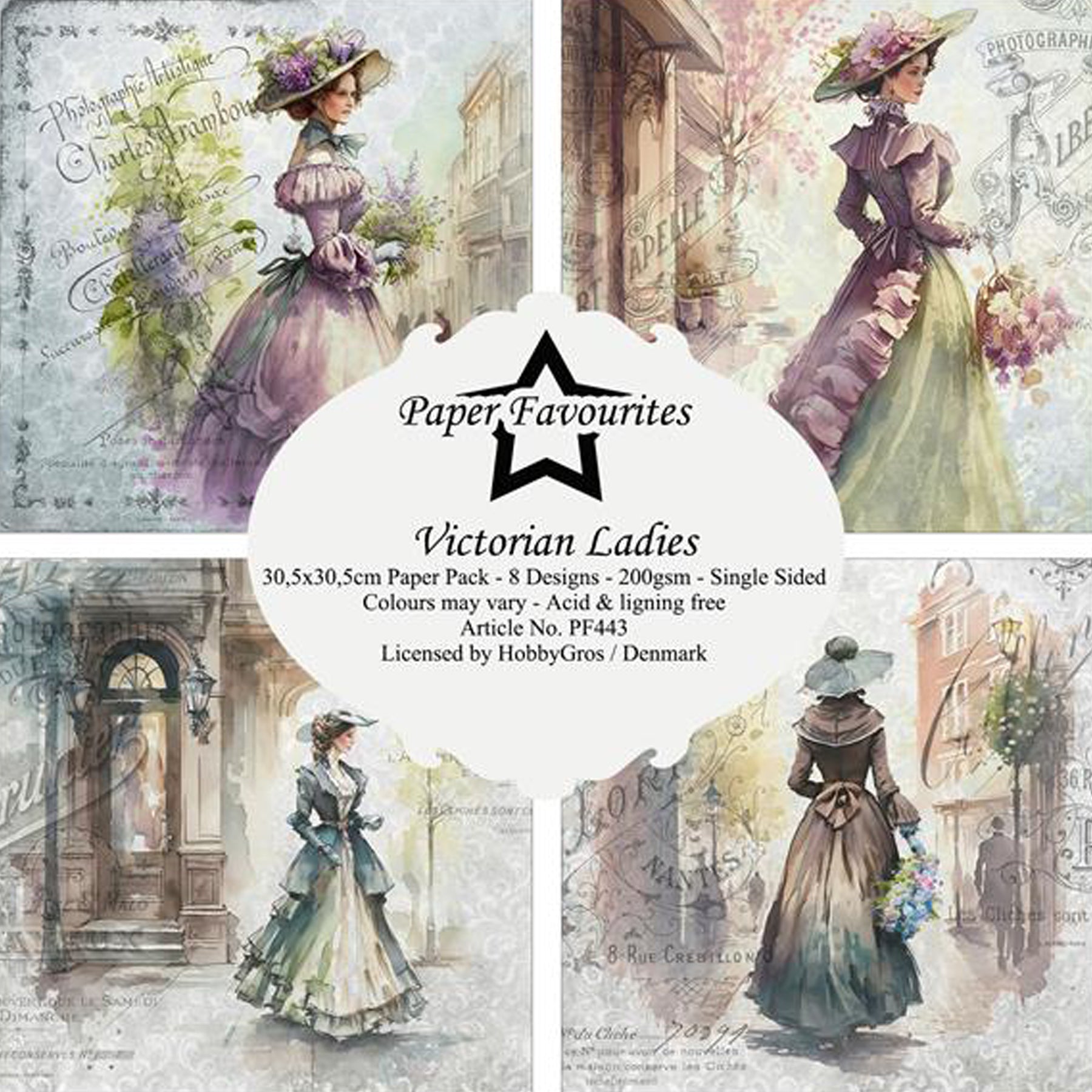 Crealive Paper Pad 200 g/m2 - 12’’ x 12’’ - Victorian Ladies

Inhalt:
•	8 Blatt
•	8 Designs
 
Spezifikationen:
•	12’’ x 12’’ (30.5 cm x 30.5 cm)
•	200 g/m2
•	einseitig bedruckt
•	säure- und ligninfrei
 
Dieses Paper Pad ist geeignet für:
•	Karten
•	Boxen
•	3D-Projekte
•	Geschenkboxen & Verpackungen
•	Plotten
•	Scrapbooking
•	Basteln mit Kindern
