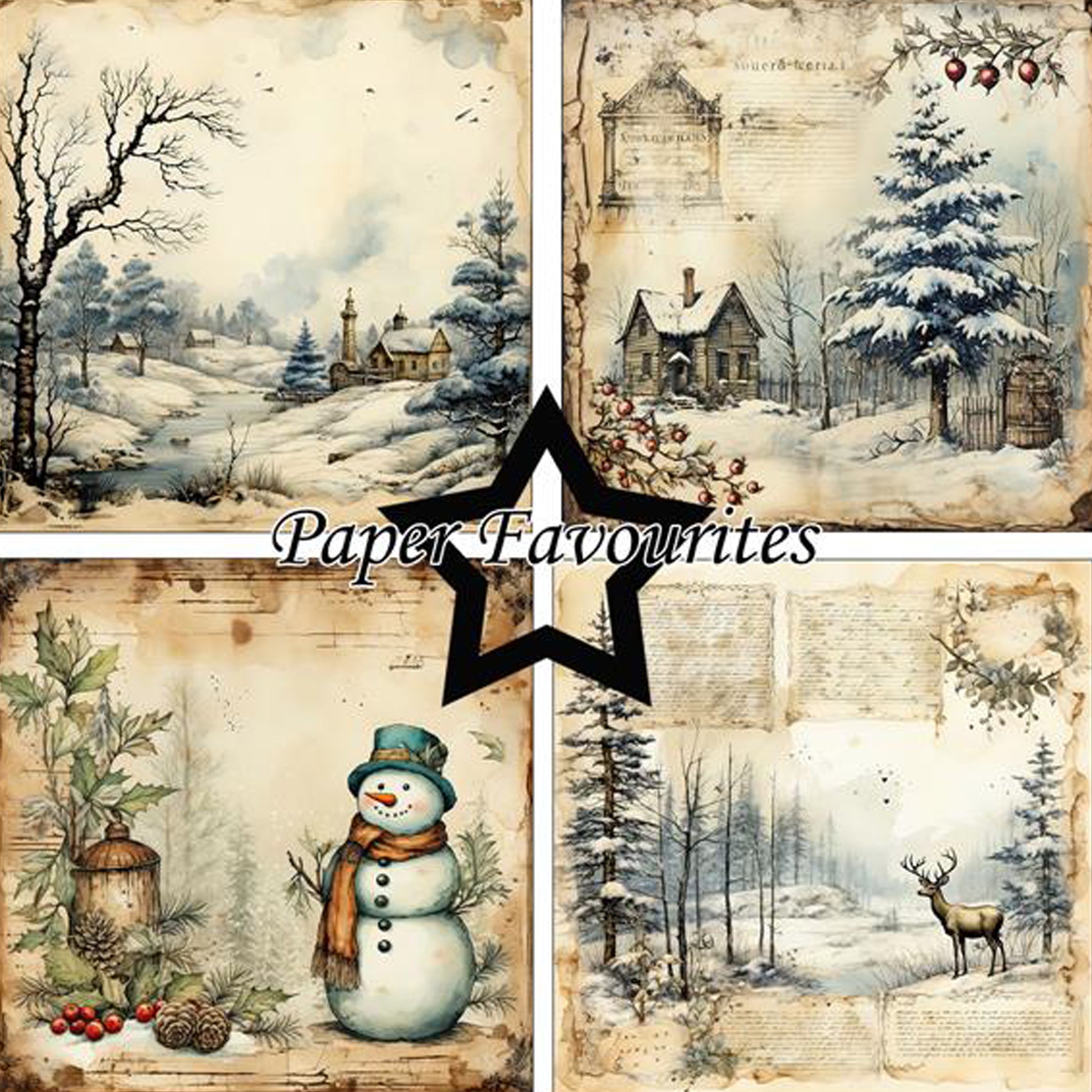 Crealive Paper Pad 200 g/m2 - 12’’ x 12’’ - Winter

Inhalt:
•	8 Blatt
•	8 Designs
 
Spezifikationen:
•	12’’ x 12’’ (30.5 cm x 30.5 cm)
•	200 g/m2
•	einseitig bedruckt
•	säure- und ligninfrei
 
Dieses Paper Pad ist geeignet für:
•	Karten
•	Boxen
•	3D-Projekte
•	Geschenkboxen & Verpackungen
•	Plotten
•	Scrapbooking
•	Basteln mit Kindern
