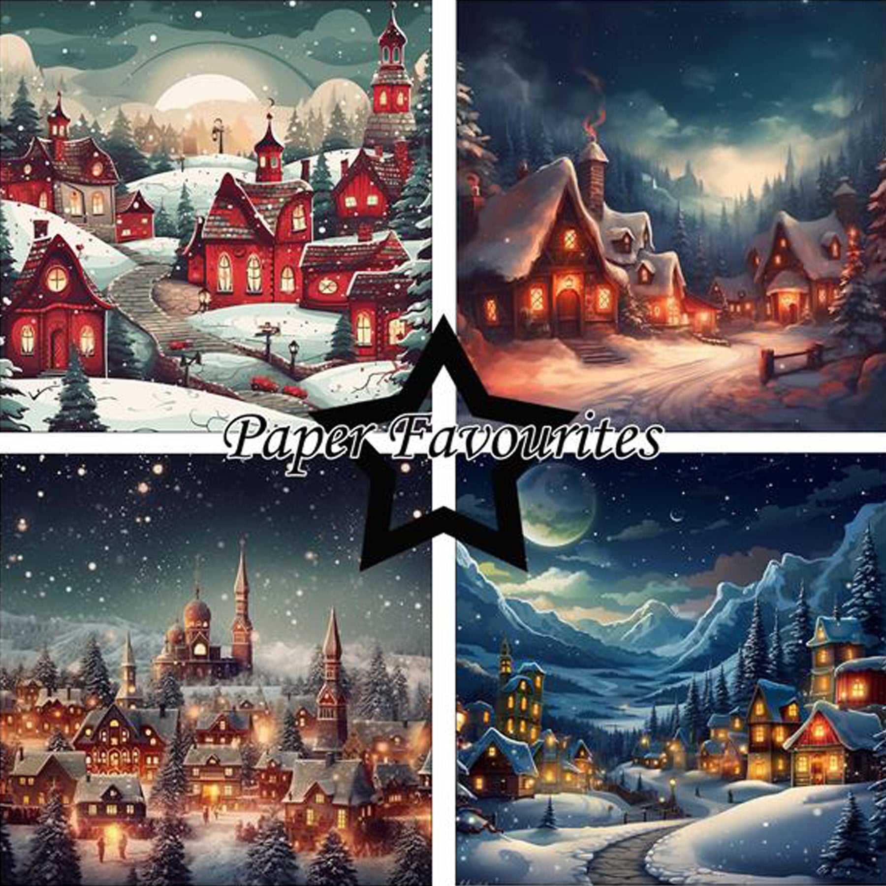 Crealive Paper Pad 200 g/m2 - 12’’ x 12’’ - Winter Village

Inhalt:
•	8 Blatt
•	8 Designs
 
Spezifikationen:
•	12’’ x 12’’ (30.5 cm x 30.5 cm)
•	200 g/m2
•	einseitig bedruckt
•	säure- und ligninfrei
 
Dieses Paper Pad ist geeignet für:
•	Karten
•	Boxen
•	3D-Projekte
•	Geschenkboxen & Verpackungen
•	Plotten
•	Scrapbooking
•	Basteln mit Kindern
