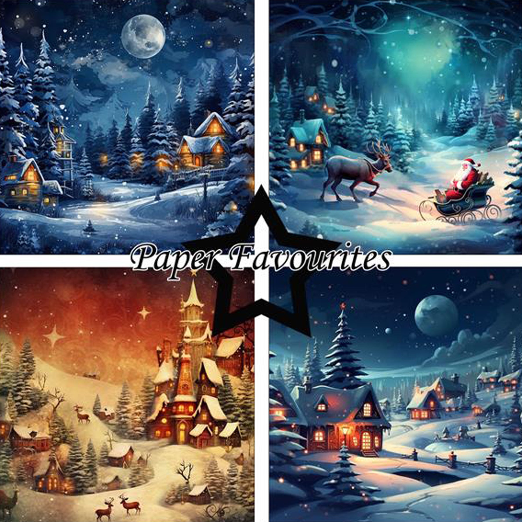 Crealive Paper Pad 200 g/m2 - 12’’ x 12’’ - Winter Village

Inhalt:
•	8 Blatt
•	8 Designs
 
Spezifikationen:
•	12’’ x 12’’ (30.5 cm x 30.5 cm)
•	200 g/m2
•	einseitig bedruckt
•	säure- und ligninfrei
 
Dieses Paper Pad ist geeignet für:
•	Karten
•	Boxen
•	3D-Projekte
•	Geschenkboxen & Verpackungen
•	Plotten
•	Scrapbooking
•	Basteln mit Kindern
