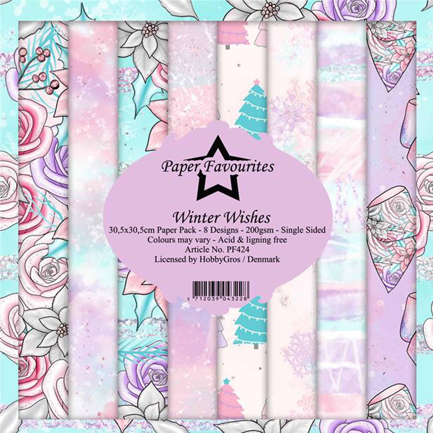 Crealive Paper Pad 200 g/m2 - 12’’ x 12’’ - Winter Wishes

Inhalt:
•	8 Blatt
•	8 Designs
 
Spezifikationen:
•	12’’ x 12’’ (30.5 cm x 30.5 cm)
•	200 g/m2
•	einseitig bedruckt
•	säure- und ligninfrei
 
Dieses Paper Pad ist geeignet für:
•	Karten
•	Boxen
•	3D-Projekte
•	Geschenkboxen & Verpackungen
•	Plotten
•	Scrapbooking
•	Basteln mit Kindern
