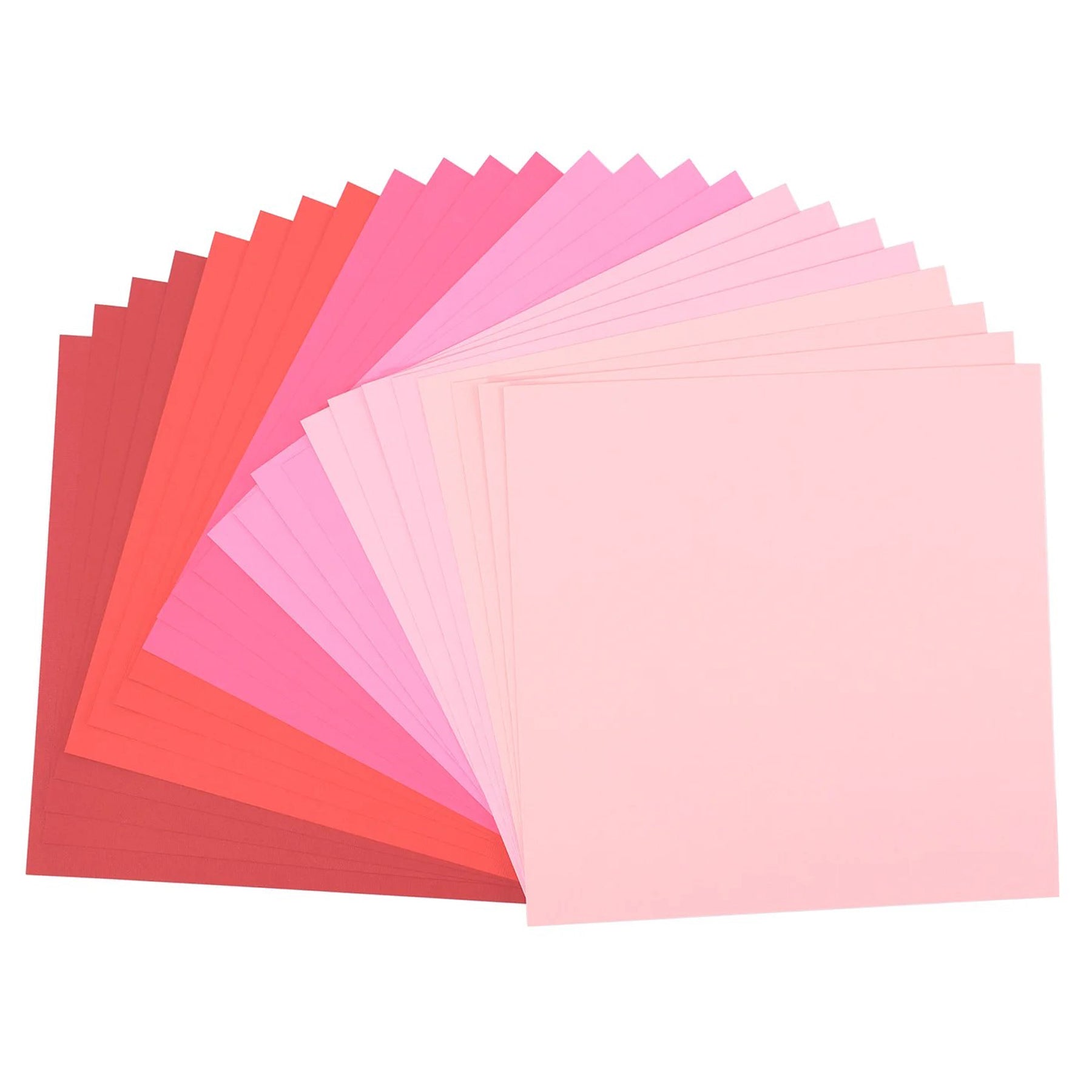 Crealive Cardstock Basic Multipack 216 g/m2 - 12’’ x 12’’ - Rosa Strukturiert (24 Cardstock)

Spezifikationen:
•	12’’ x 12’’ (30.5 cm x 30.5 cm)
•	216 g/m2
•	beidseitig farbig (voll durchgefärbt)
•	beschreibbar
•	säurefrei
•	strukturierte Oberfläche
 
Inhalt:
•	4 x Cardstock Sweet
•	4 x Cardstock Pink
•	4 x Cardstock Rasperry
•	4 x Cardstock Poppy
•	4 x Cardstock Ruby
•	4 x Cardstock Candy
 
Dieses Cardstock / Bastelpapier ist geeignet für:
•	Karten
•	Karten-Verzierungen
•	Plotten
•	Stanzen
•	Prägen
•	Gesch