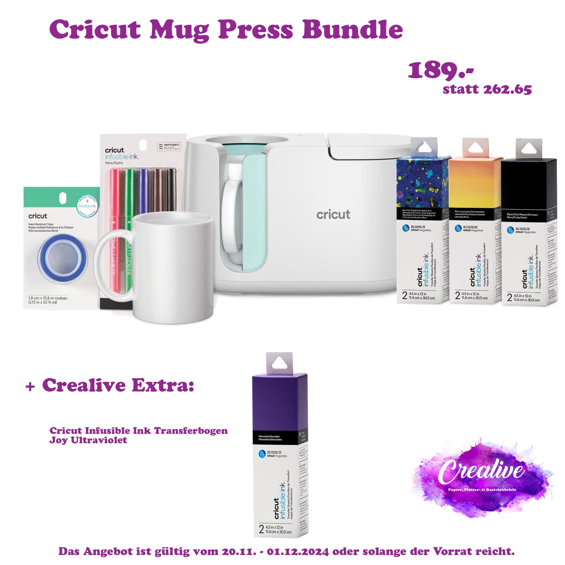 Cricut Mug Press Bundle