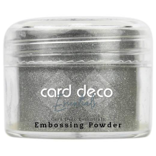 Embossing Powder - Embossing Pulver - Glitter Silver 30 ml  In drei einfachen Schritten erreichst Du die schönsten Prägeeffekte auf Papier, Karton, Holz oder sogar Glas. Von der Handbeschriftung bis zur Prägung und von der selbstgemachten Karte bis zur Dekoration für das Zuhause sind die Möglichkeiten grenzenlos.