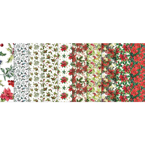 Crealive Premium Paper Pad 180 g/m2 - 12’’ x 12’’ - Festive Flora  Spezifikationen:  12’’ x 12’’ (30.5 cm x 30.5 cm) 180 g/m2 beidseitig bedruckt säure- und ligninfrei 20 Designs    Inhalt:  30 Bogen 20 Designs beidseitig bedruckt    Dieses Paper Pad / Designpapier ist geeignet für:  Karten Karten-Verzierungen Kuverts Geschenkboxen & Verpackungen Plotten Scrapbooking