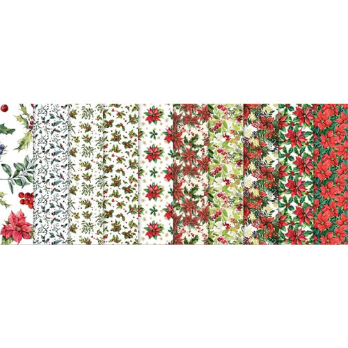 Crealive Premium Paper Pad 180 g/m2 - 6’’ x 6’’ - Festive Flora  Inhalt:  40 Bogen 20 Designs beidseitig bedruckt    Spezifikationen:  6’’ x 6’’ (15.25 cm x 15.25 cm) 180 g/m2 beidseitig bedruckt säure- und ligninfrei lässt sich super schneiden    Dieses Paper Pad / Designpapier ist geeignet für:  Karten-Verzierungen Verpackungs-Dekoration Plotten Scrapbooking