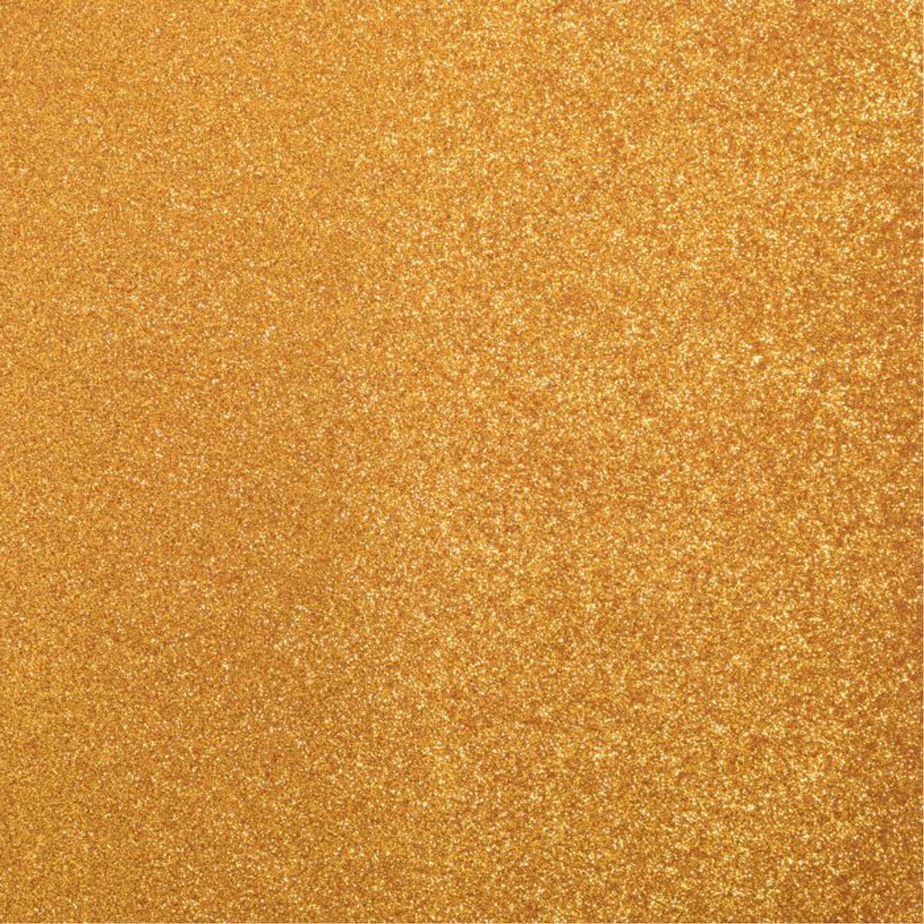 Glitzer Papier selbstklebend 160 g/m2 - 12’’ x 12’’ - Dunkelgold  Spezifikationen:  Papier mit Klebstoff 12’’ x 12’’ (30.5 cm x 30.5 cm) Gewicht: 160 g/m2 Selbstklebend Oberfläche: Glitzer Farbe: Gold Dunkel    Das selbstklebende Papier ist geeignet für:  Geburtstagskarten Einladungen Dekorationen Plotten Scrapbooking-Seiten