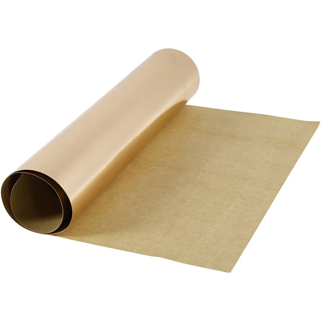 Kunstlederpapier - Rosé Gold  Inhalt:  1 x Rolle Farbe: Rosé Gold    Spezifikationen:  Gewicht: 350 g/m2 Grösse: 49 x 100 cm Mischung aus Papier und Stoff (Cellulose und Latex) lederähnliche Struktur ist im feuchten Zustand einfacher zu bearbeiten Rückseite ist bügelbar